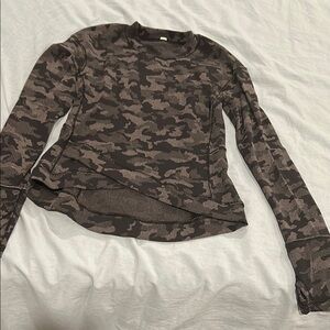 Women's Lulu lemon Camouflage Long Sleeve Top